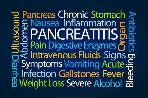 Pancreatitis Word Cloud — Stockfoto