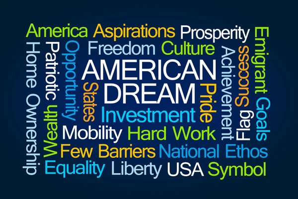 American Dream Word Cloud — Stock Photo, Image