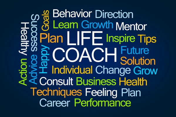 Life Coach Word Cloud — Stock Photo, Image