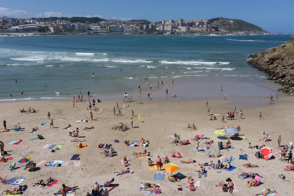 Strand van La Coruna — Stockfoto