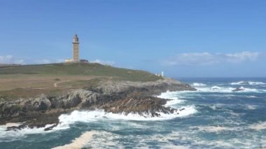 Sahil A Coruna, İspanya.