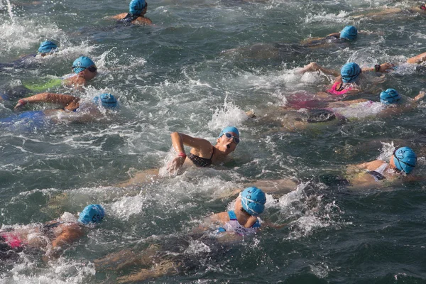 Toro loco triathlon di valencia — Foto Stock