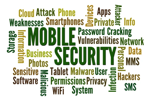 Mobiele veiligheid — Stockfoto