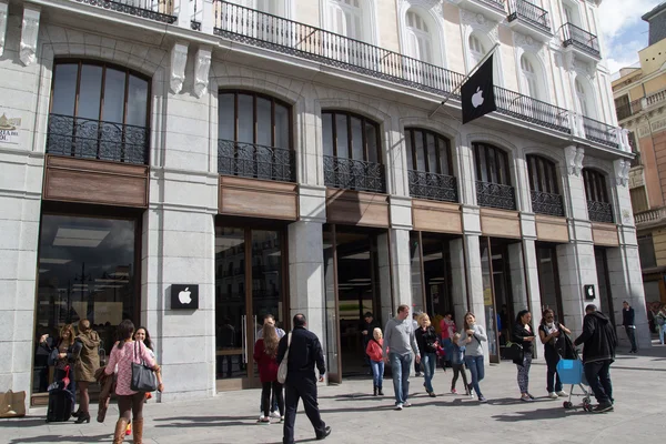 Apple Store în Madrid — Fotografie, imagine de stoc