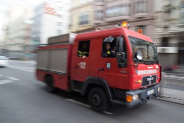 Madrid itfaiye arabası