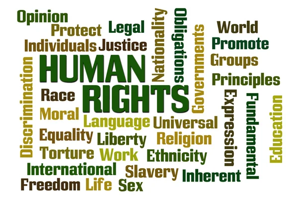 Ανθρώπινα δικαιώματα — Φωτογραφία Αρχείου