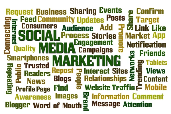 Marketing sui social media — Foto Stock