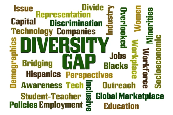 Lacuna da diversidade — Fotografia de Stock