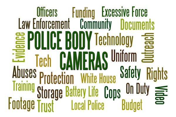 Polis kamera vücut — Stok fotoğraf