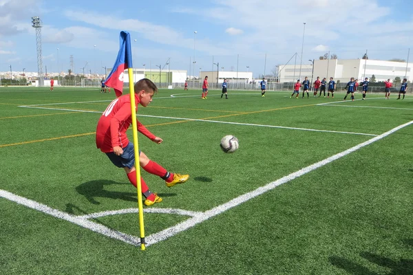 Fotboll hörna — Stockfoto