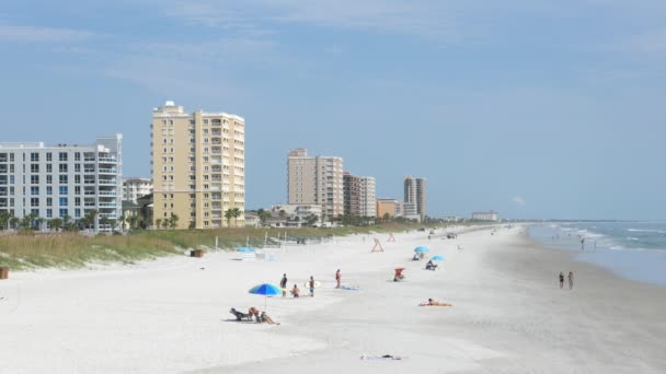 Jacksonville Beach, Florida, USA. — Stock Video