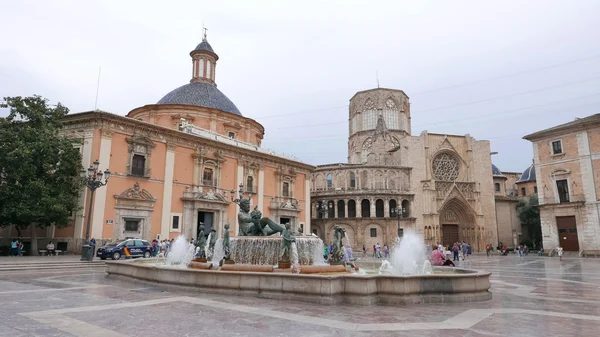 Valencia, Spanien Plaza - Stock-foto