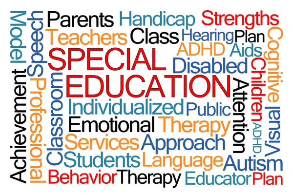 Educación especial Word Cloud —  Fotos de Stock