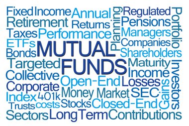 Mutual Funds Word Cloud clipart