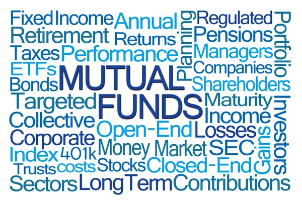 Mutual Funds Word Cloud — Stock Photo, Image