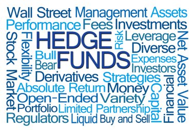 Hedge Funds Word Cloud clipart