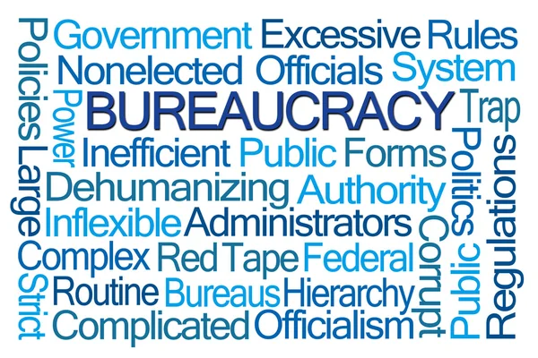Bureaucratie Word Cloud — Photo