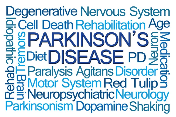 Enfermedad de Parkinson Word Cloud — Foto de Stock