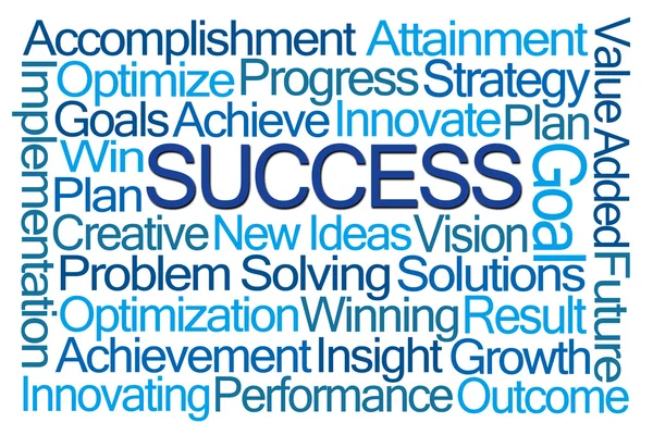 Success Word Cloud — Stock Photo, Image