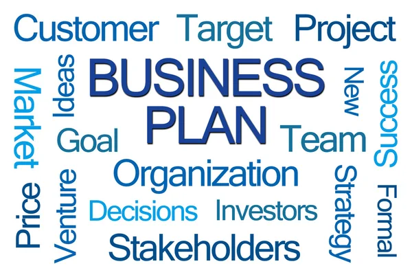 Business Plan Word Cloud — Stock Photo, Image