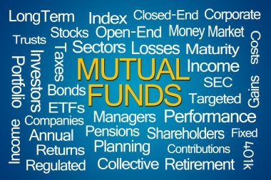 Mutual Funds Word Cloud clipart