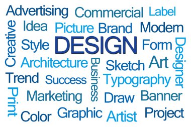 Tasarım kelime bulutu