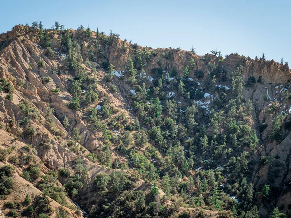 Mirando Hacia Una Cordillera California Día Soleado Invierno —  Fotos de Stock