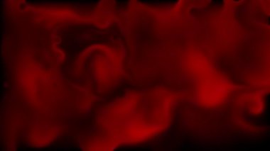 Kırmızı sıvı bulut soyut döngü