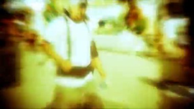 Zaman atlamalı County Fair midway ile