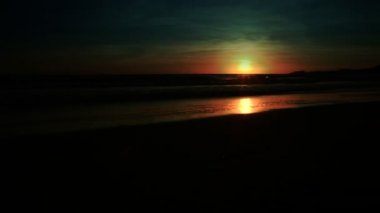 Dark Sunset Beach