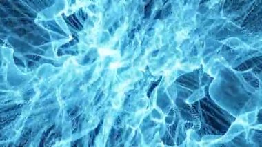 Yumuşak mavi Flowing