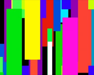 Renk çubukları hareketli Mozaik