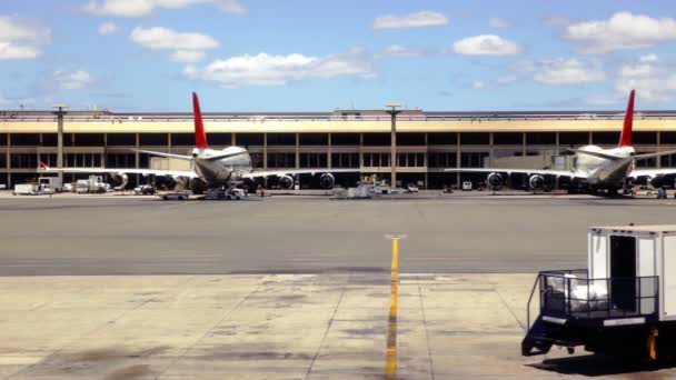 Pusty terminal lotniska — Wideo stockowe