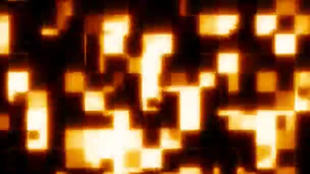 Світло-помаранчева мозаїчна плитка — стокове відео