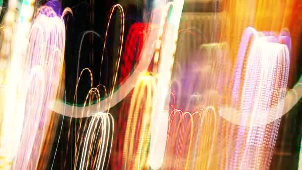 Luces de rayas abstractas — Vídeo de stock