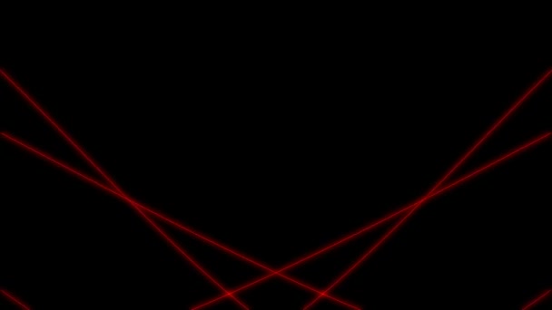 Lasers rouges au noir 