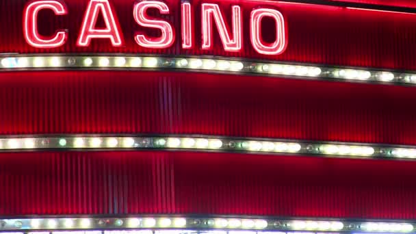 Leuchtreklame im Casino