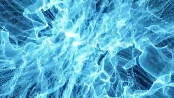 Suave flujo azul — Vídeo de stock