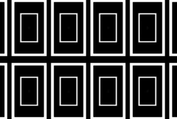 重复白色矩形 — 图库视频影像