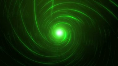 yeşil çizgiler parçacıklar döndürme