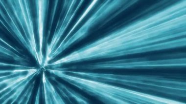 Mavi Warped ışık ışınları