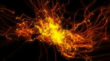 Soyut denizanası Nexus döngü mat ile döner