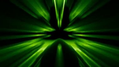 Soyut yeşil Rorschach mürekkep blot testi çizgileri ile