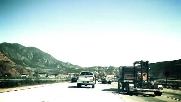 Viaje por carretera surrealista — Vídeos de Stock