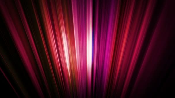 Abstrakt Magenta spektrum ljus stråle Loop — Stockvideo
