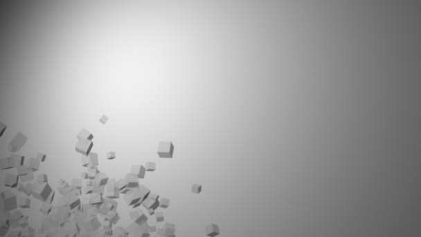 Cubes Particules avec ombrage 
