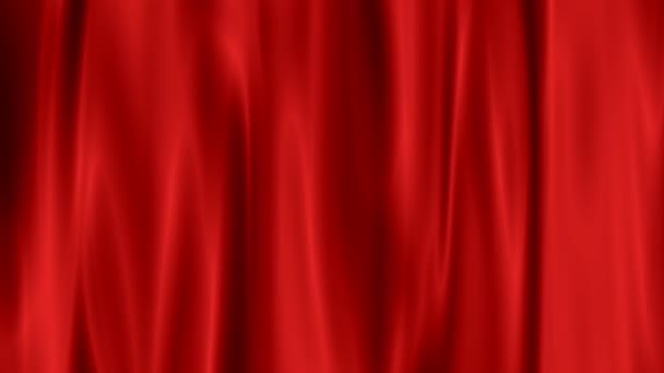 浮动的红色丝绸 — 图库视频影像