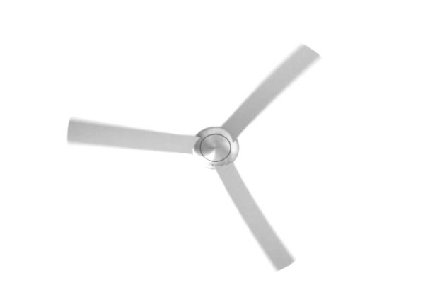 Silver Rotating Ceiling Fan Stock Video C Swatchandsoda 81645802
