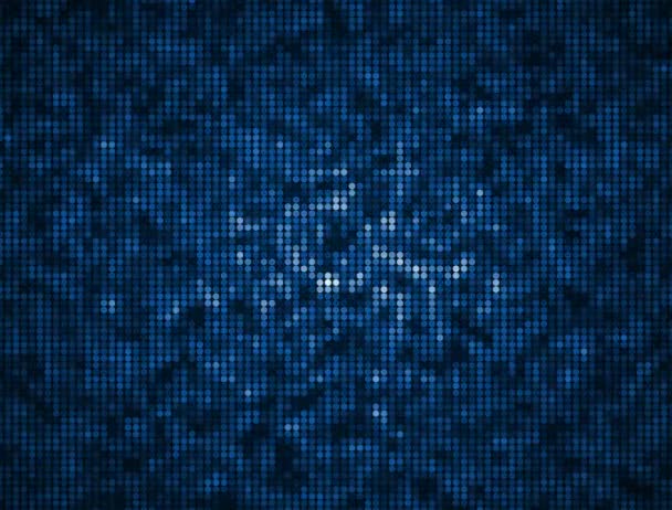 Piccolo blu Paillettes punti parete sfondo Loop — Video Stock