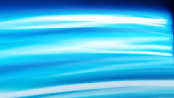 Azul y Teal Eco rayas de luz — Vídeo de stock